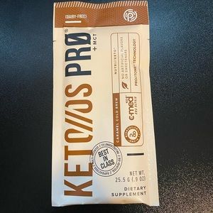 Pruvit keto/os pro+mct caramel cold brew - 12 pack